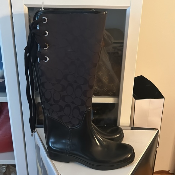 Coach Rain boots - Picture 1 of 6